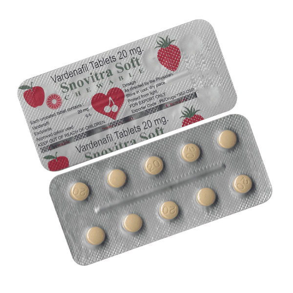 Snovitra Soft 20Mg (vardenafil soft chewable)
